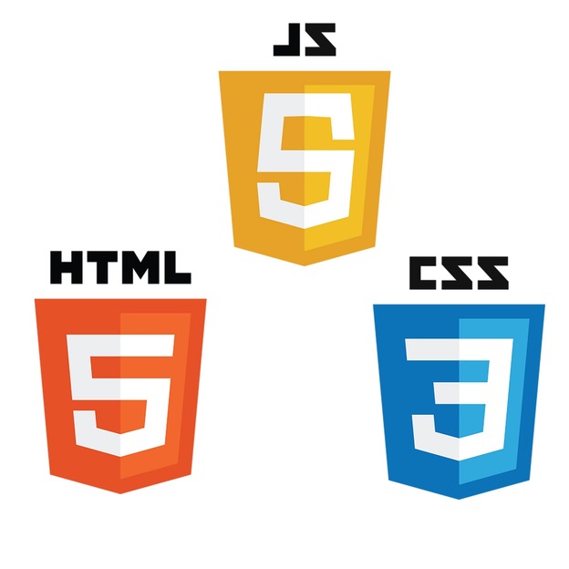 HTML, CSS, JS logos