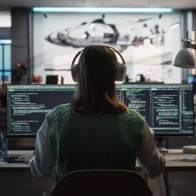 Girl Coding